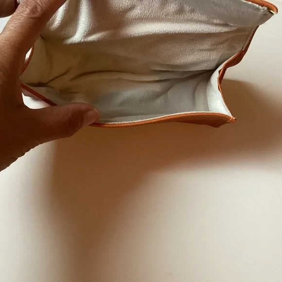 Tory Burch Orange Clutch - Picture 9 of 10